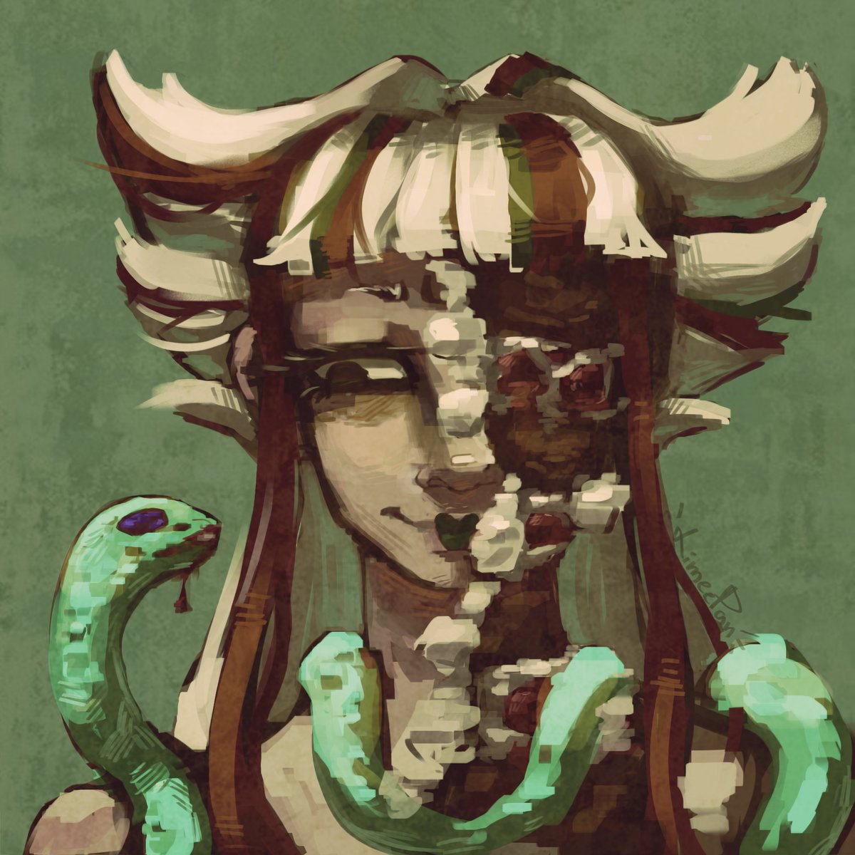 limeepan's tweet photo. 🍰🐍

#oc #украрт https://t.co/dSuAGUZhU7