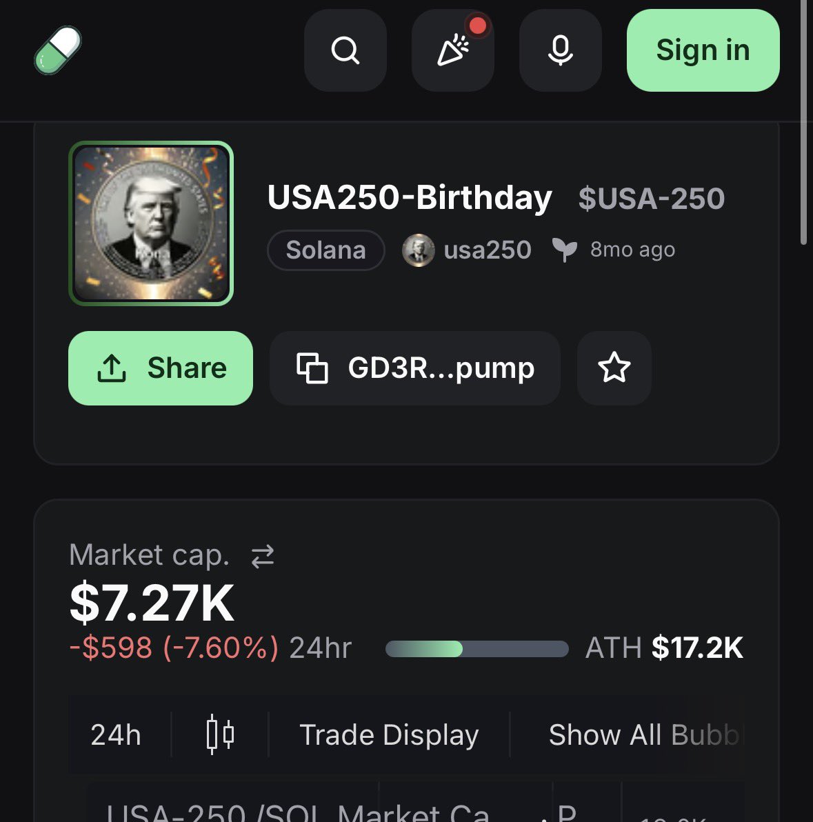 Muhammadresqim_'s tweet photo. USA-250

og USA 250
4th june usa birthday
+narasi us bakal ngeluarin pecahan $250 muka trumph

Ca: 
GD3RZ7S7U62n1muWGhWXwyobLwktyzNHSgNSKW6Rpump https://t.co/Iok0szIqhD