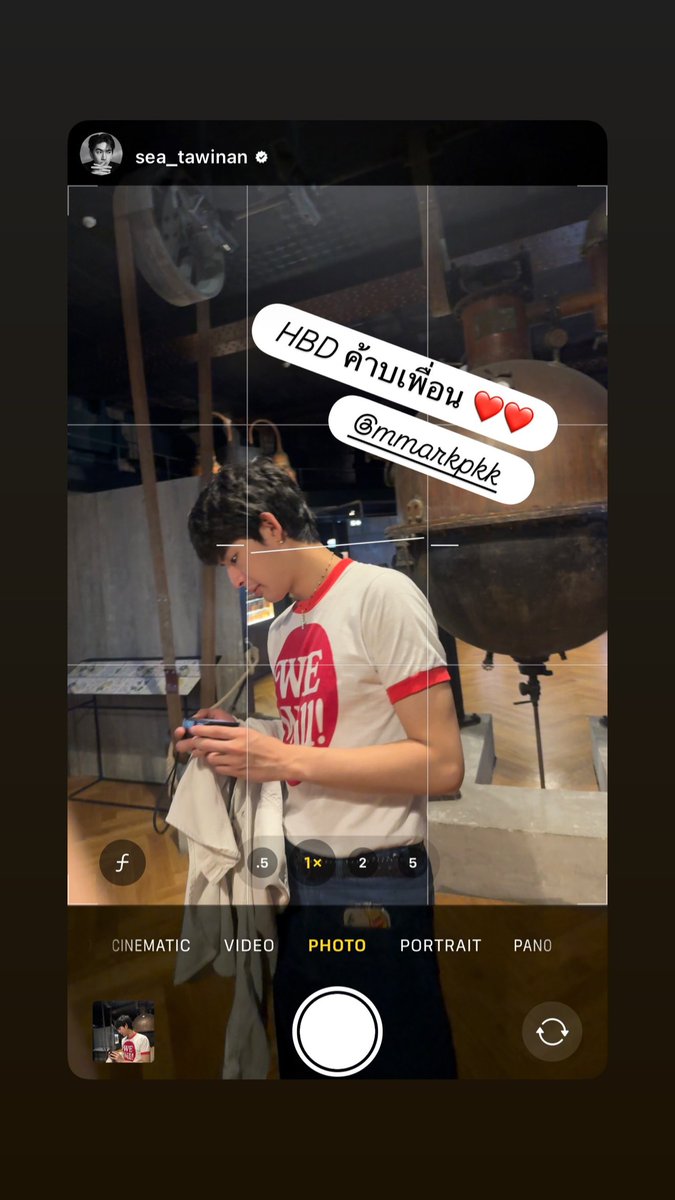 MarkOhmUpdateTH's tweet photo. IG Story: sea_tawinan, nookvip 

020626

HBDค้าบเพื่อน ❤️❤️🎊🎈🎁 

CHAPTER 28 OF MARK PAKIN

#mmarkpkk @mmarkpkk 
#28thMarkPakin https://t.co/6IGfKUWmYh