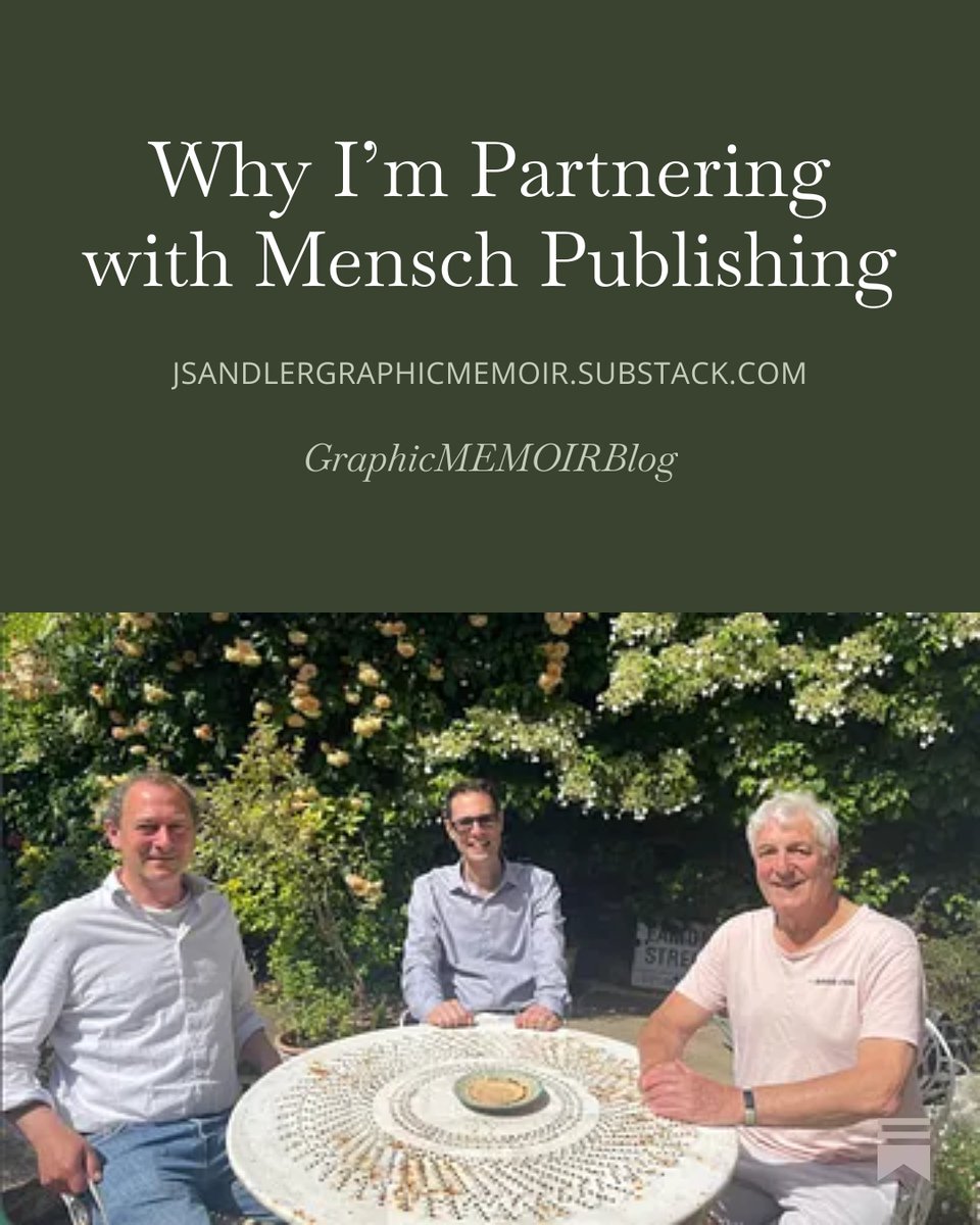 jsandler1978's tweet photo. I'm partnering with @Menschpublishi1  to help build a graphic books imprint focused on graphic memoir, literary graphic novels, and ambitious graphic storytelling.

We're actively looking for submissions.

https://t.co/ooYlYXxx48 https://t.co/j3Bevux5F3