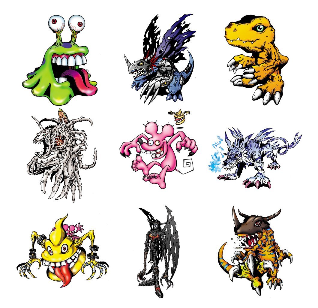 Majora__Z's tweet photo. @PkmnAnon What's really ironic about this is that the style NoA wanted to go with is PRECISELY the aesthetic that Digimon ended up going for:

Digimon's original art style in the 90s was heavily influenced by western comics and graffiti, and did use sex appeal for things like Angewomon etc https://t.co/CFYfVfnHcA