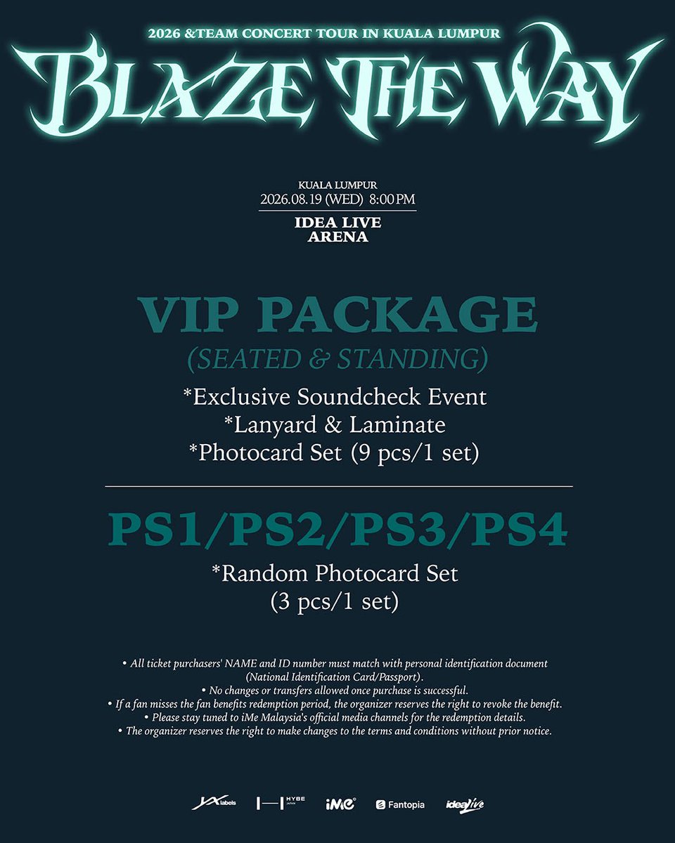 🇲🇾 [Event] 2026 &TEAM CONCERT TOUR 'BLAZE THE WAY' IN KUALA