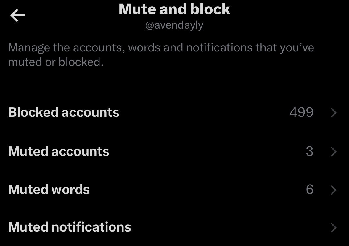 avendayly's tweet photo. who wanna be my 500th block https://t.co/hp35R4k5GQ