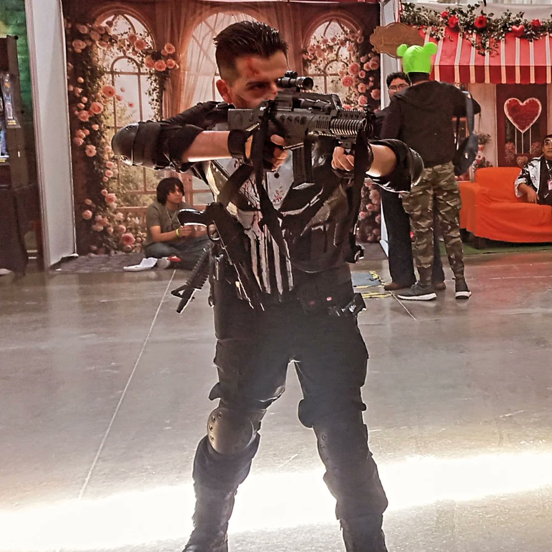 ArteCortex224ng's tweet photo. Nos vemos hasta el siguiente evento 😉
#ecomgeek2026 #ecomslp #punishercosplay #dockockcosplay https://t.co/2sqaqnCeYk