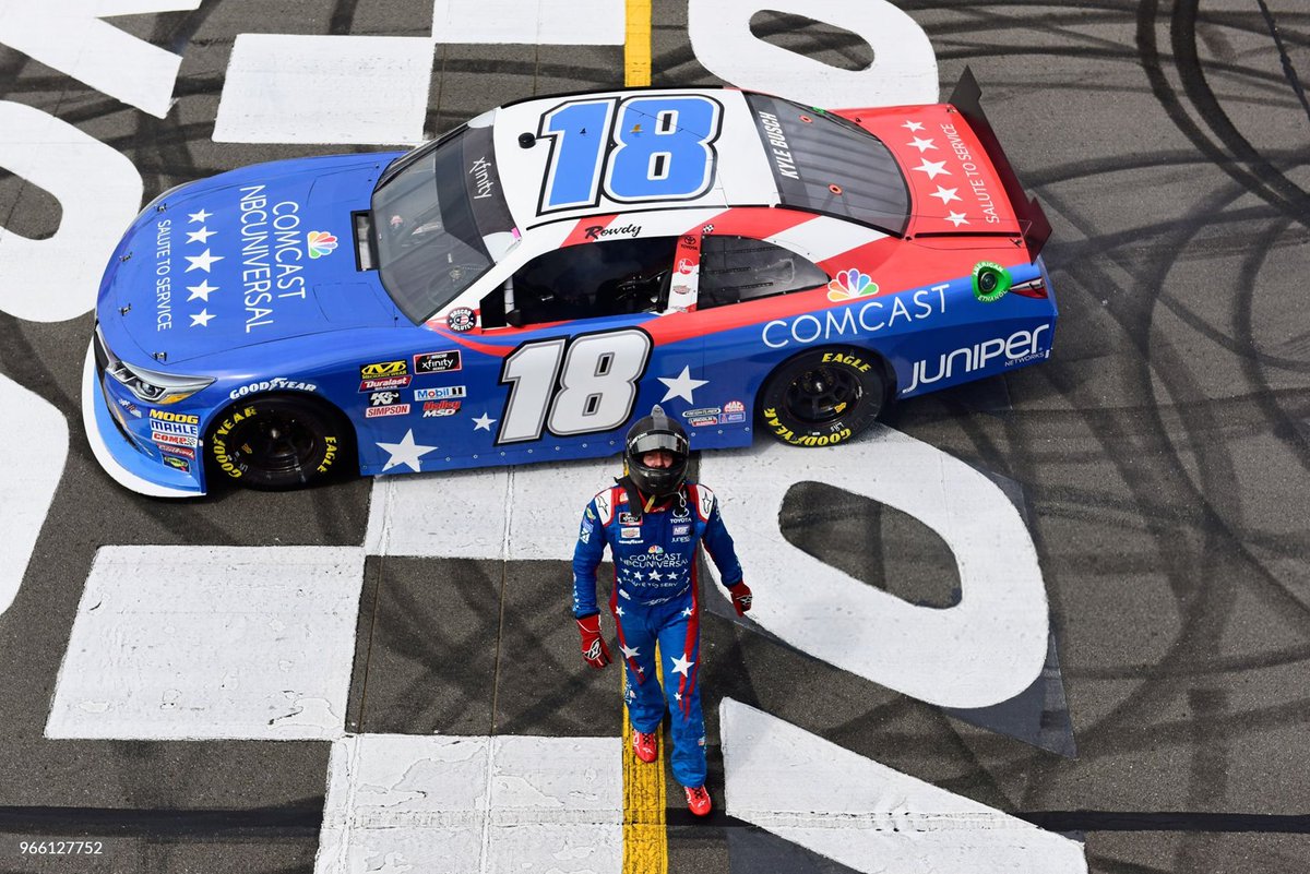 Basso488's tweet photo. 8 years ago today, Kyle Busch won the 2018 Pocono Green 250. https://t.co/b5uGso2Fd9