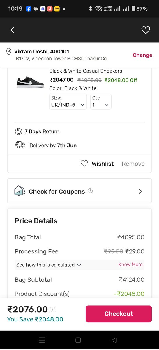 vikram_doshi's tweet photo. @TataCLiQCare what kind of math is applied here? https://t.co/8huVdGFkoI