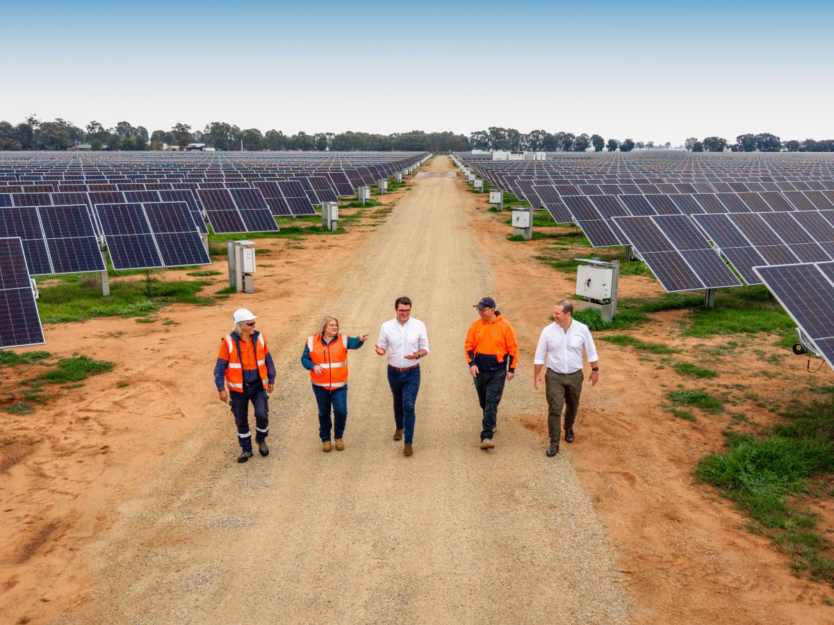 GoogleCloud_ANZ's tweet photo. Our 25MW Mulwala Solar Farm is ready to add clean power to Australia's National Electricity Market. ☀️ 

Learn how we're building a sustainable AI era → https://t.co/l51dvOHztG https://t.co/nKYPUKNIPY