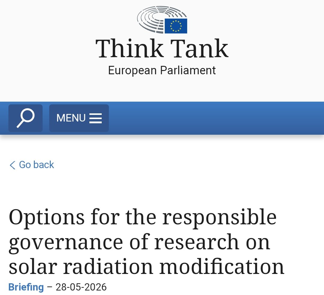 geoengineering1's tweet photo. A new briefing summarises the state of knowledge about various proposed #SRM methods and associated risks, explains their potential role in global climate action, gives an overview of the existing rules for SRM research and development, and outlines options for the future governance of SRM research.
https://t.co/UUKZhaqWDp