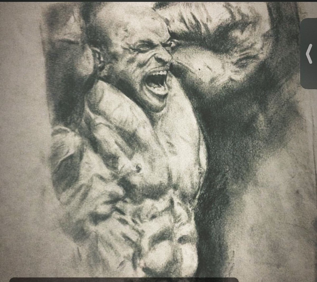 onikatyan's tweet photo. Old drawing i made when i was in high school @BigRonColeman   

#mrolympia #Olympia #bodybuilding #fitness #sketch #artist #sketchart #digitalart https://t.co/mZcbIUdPn5