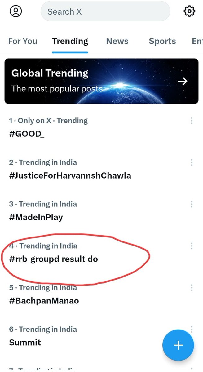 RYPofficial's tweet photo. मेरे प्यारे बच्चों,
हम X पर नंबर 4 पर ट्रेंड कर रहे हैं।
अब समय आ गया है अपनी आवाज़ को और बुलंद करने का।
दिखा दो कि हम किसी से कम नहीं हैं।

ये ट्रेंड अब नंबर 1 पर आना चाहिए।
हर बच्चा अपनी पूरी ताकत लगा दे।
#rrb_groupd_result_do

📢 पोस्ट करो
🔁 रीपोस्ट करो
💬 अपनी आवाज़ बुलंद करो