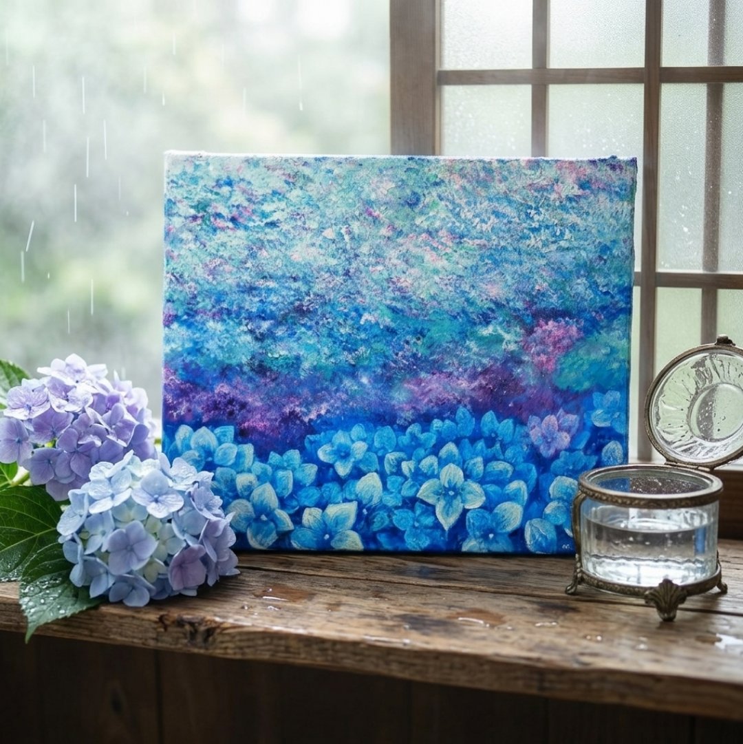 しとしとと降り続く梅雨の雨。その雨が上がった瞬間に、雲の隙間から