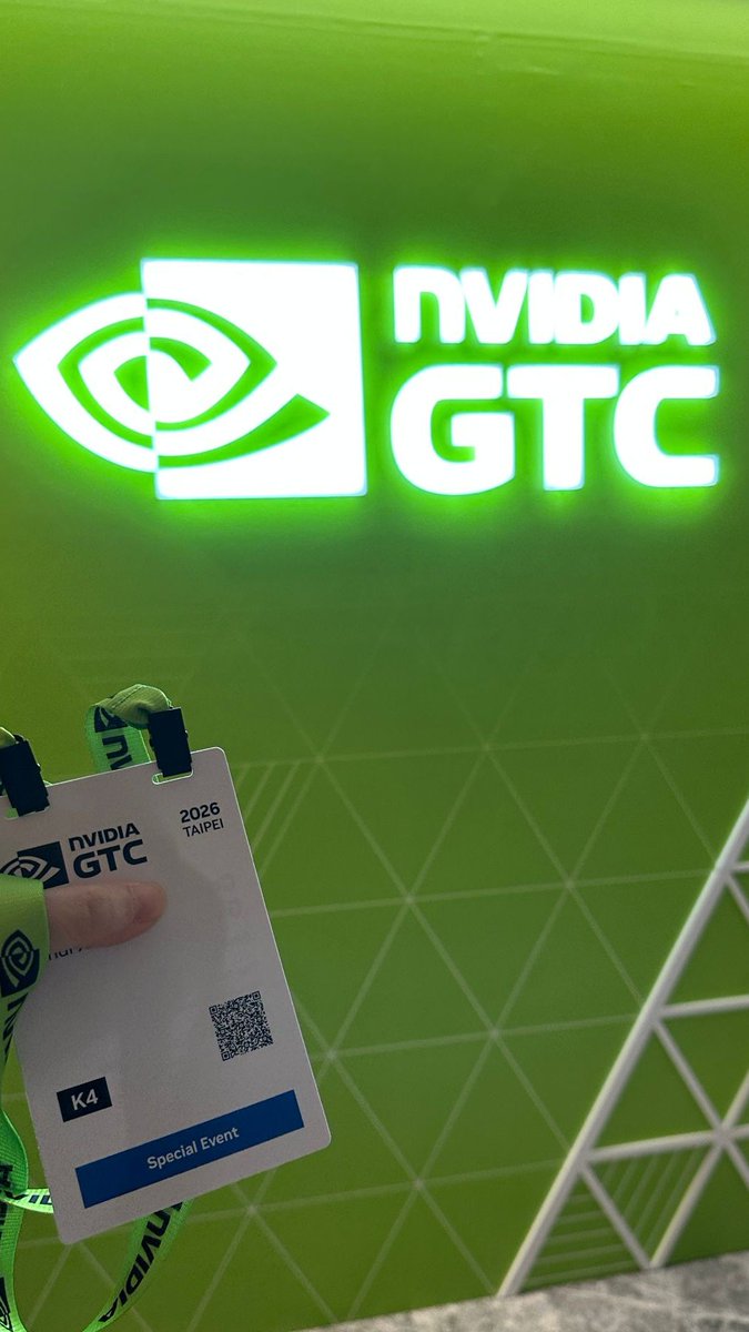 PundiXLabs's tweet photo. Pundi X team is at NVIDIA Startup Day at GTC Taipei 🇹🇼

This exclusive gathering brings together founders, investors, and pioneers from the AI ecosystem to explore innovation, scaling, and the future of AI.

Excited to connect, exchange ideas, and explore new opportunities. https://t.co/b04zTby59W