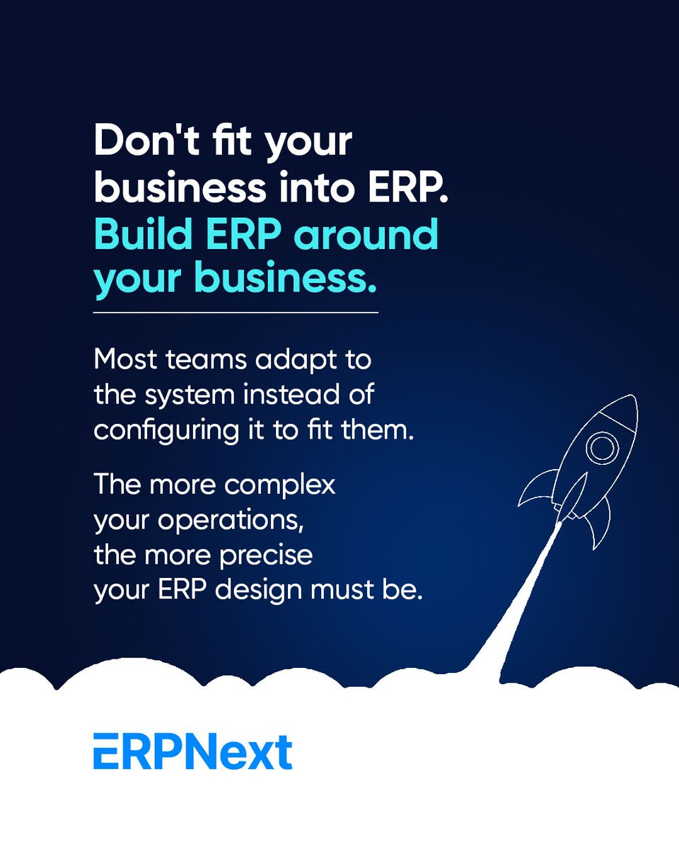 solviostech's tweet photo. Your ERP was supposed to make project management easier.

But if teams are still chasing updates, managing spreadsheets, and struggling with visibility, the issue may not be the software.

It's often the implementation.

#ERPNext #ERPImplementation #ProjectManagement https://t.co/9SOpDlrW3p