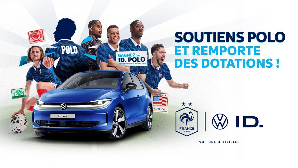 ActuFoot_'s tweet photo. 🚨🚨 𝗧𝗘𝗡𝗧𝗘𝗭 𝗗𝗘 𝗚𝗔𝗚𝗡𝗘𝗥 𝗗𝗘𝗦 𝗟𝗢𝗧𝗦 𝗘𝗫𝗖𝗘𝗣𝗧𝗜𝗢𝗡𝗡𝗘𝗟𝗦 avec Volkswagen en jouant ici 👉 https://t.co/wL75E8xvGX 🤩

À GAGNER :
🎟️ Des places pour FRANCE 🇫🇷 - 🇨🇮 CÔTE D'IVOIRE
🎟️ Des places pour FRANCE 🇫🇷 - IRLANDE DU NORD
🎟️ 𝗗𝗘𝗦 𝗣𝗟𝗔𝗖𝗘𝗦 𝗩𝗜𝗣 pour un match des Bleus 🥂✨
👕 Des maillots de l'équipe de France 🇫🇷

Et pour les plus chanceux… UNE 𝗜𝗗.𝗣𝗢𝗟𝗢 À GAGNER !!!!!!!!! 🚗😱🤯

👉 https://t.co/wL75E8xvGX

🤝 𝘌𝘯 𝘤𝘰𝘭𝘭𝘢𝘣𝘰𝘳𝘢𝘵𝘪𝘰𝘯 𝘢𝘷𝘦𝘤 𝘝𝘰𝘭𝘬𝘴𝘸𝘢𝘨𝘦𝘯
