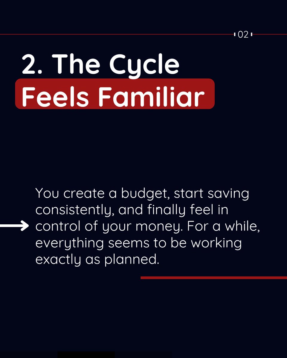 M_BlueprintPod's tweet photo. If your financial progress keeps disappearing, the problem may not be your income.

It may be that your plan depends on motivation.

Build systems, not streaks. https://t.co/igp0ctLbtB