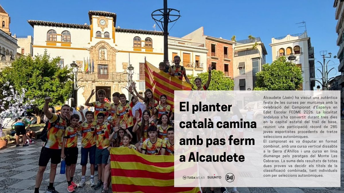 FEEC_cat's tweet photo. La selecció catalana torna amb un bon grapat de pòdiums 🥇🥈🥉 de l'estatal en edat escolar de Curses per Muntanya 🏃‍♀️⛰️

L'equip català ha comptat amb vint esportistes en aquesta competició on el planter ha seguit demostrant el seu gran potencial. 

🔗 https://t.co/BsHTbwIiTK

#sentlamuntanya #sommuntanya #cursesfeec