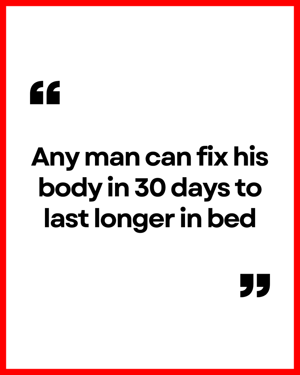 Men_Sex_Health's tweet photo. Lasting longer in bed is a nervous system control problem.

A man who understands arousal regulation can improve his performance in 30 days without using any pills or numbing creams:

• How overstimulation rewires sensitivity
• How breathing affects sympathetic activation
• How to relax the pelvic floor under stimulation
• How to control arousal spikes before the point of inevitability

Most men don't need any pills.

They need to train their body to last longer.

Here's how you can do it: https://t.co/vv5rpP71ax