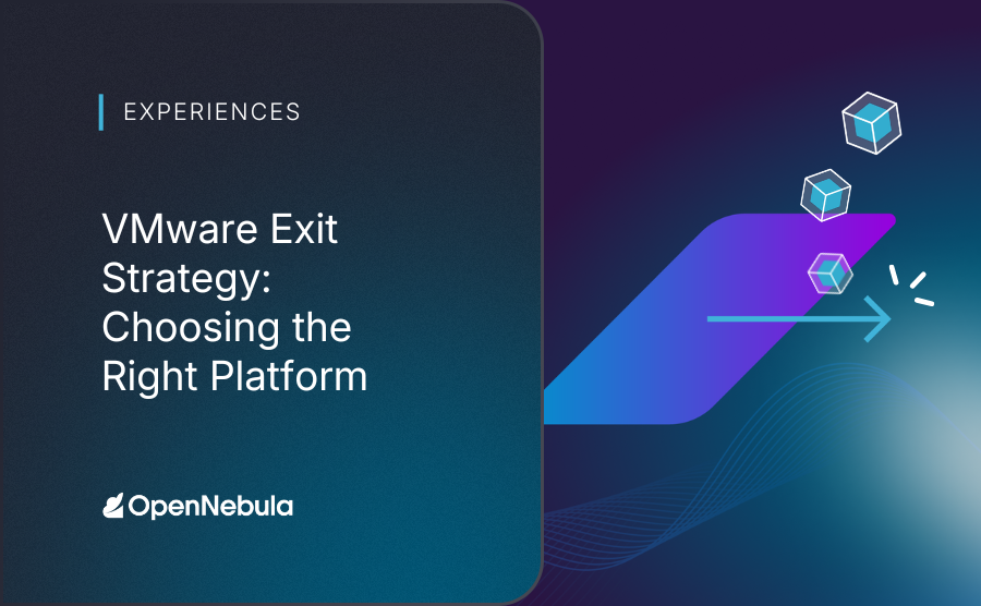 opennebula's tweet photo. Leaving VMware is no longer just about replacing a hypervisor—it’s about choosing the right long-term infrastructure strategy.

In our latest blog, we compare OpenNebula with Nutanix, Proxmox, OpenStack, OpenShift Virtualization, and HPE Morpheus VM Essentials, exploring where each platform fits and what enterprises should evaluate beyond licensing and cost.

Read the full comparison and discover why OpenNebula offers a compelling path toward an open, flexible, and enterprise-ready VMware exit strategy: https://t.co/sWS9QxY1rA. 

#VMware #OpenNebula #privatecloud #virtualization #Kubernetes