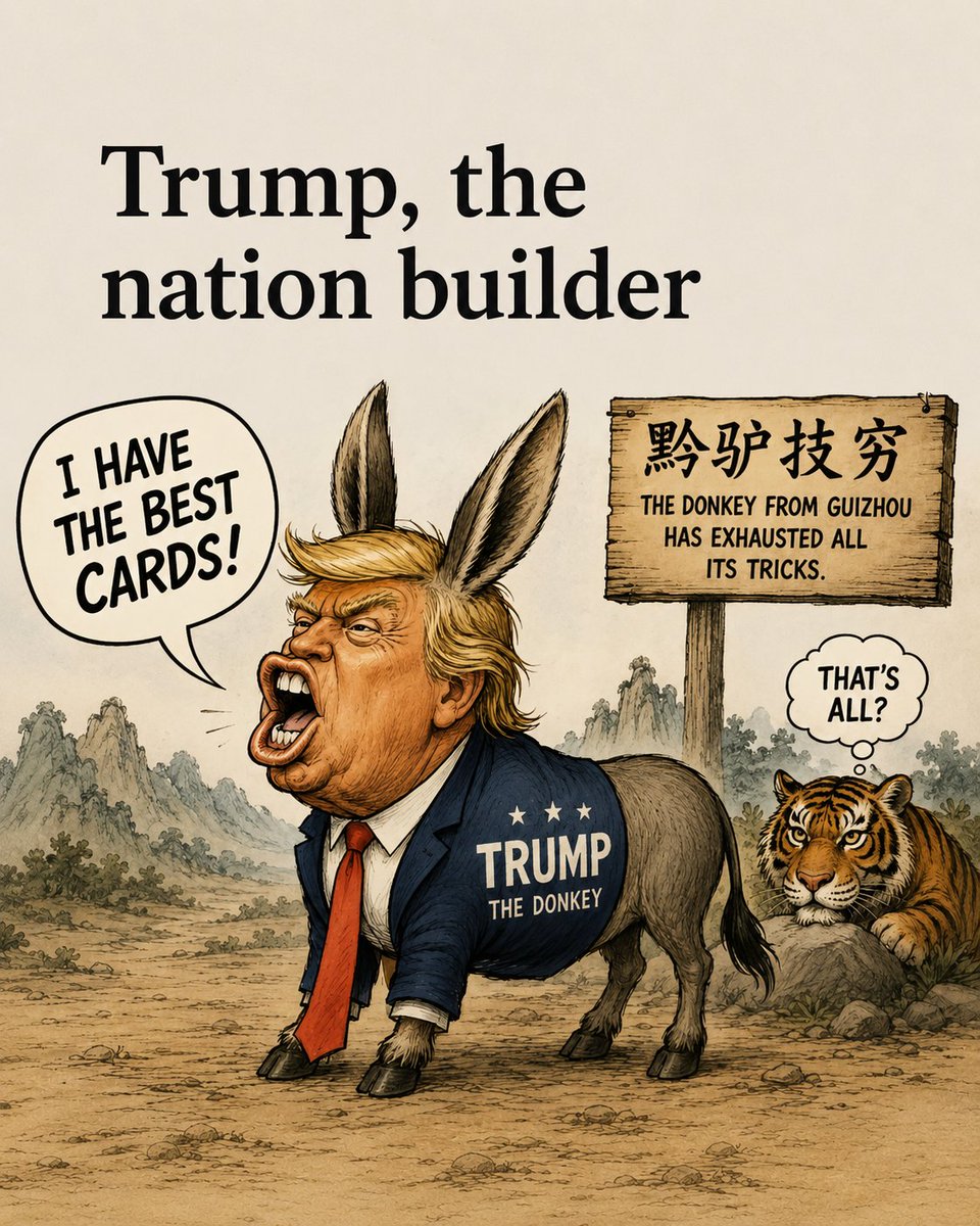 Democracyasia's tweet photo. President Trump’s state visit to China in May attracted enormous attention across the country. Social media buzzed commentary, speculation, and mockery in equal measure. Lijia Zhang writes that beneath the jokes lies something more serious

Read more  - https://t.co/a6tgUIdDqf https://t.co/pJpRh9lRbO
