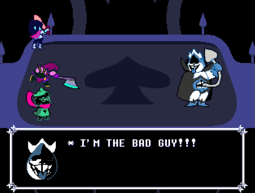paledoptera's tweet photo. the concept of a pure evil irredeemable serious character that is the father of the silliest boy in the world and says "I'M THE BAD GUY!!! MUAHAHAH" the first time you meet him https://t.co/bhaTGimCgi