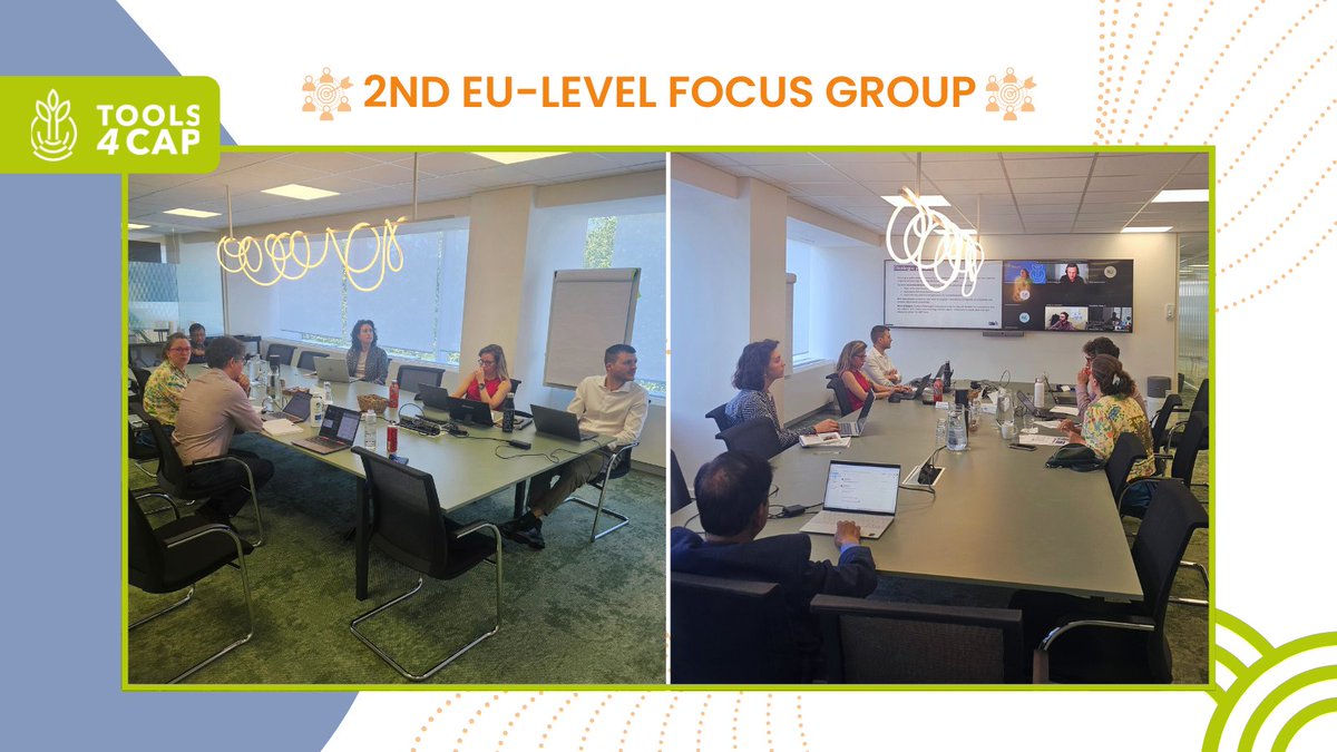 TOOLS4CAP's tweet photo. 📍 On 28 May, #Tools4CAP convened EU-level stakeholders to discuss future #CAP &amp; NRPPs.

✅ Needs assessment, policy coherence, budget allocation &amp; monitoring.
✅ Sophie Helaine @EUAgri contribution on CAP architecture.

Discover the main takeaways!👉 https://t.co/IBXbwfTUbr https://t.co/l3ASzKk61i