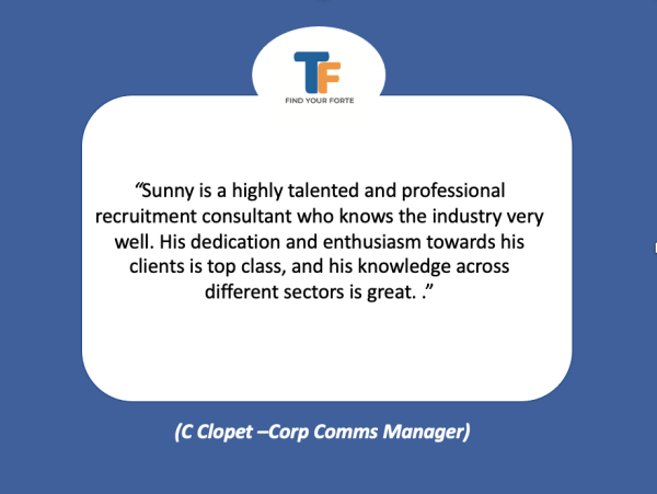 TalentForte's tweet photo. Testimonial from a great candidate. #findyourforte https://t.co/OmWViSmFDf