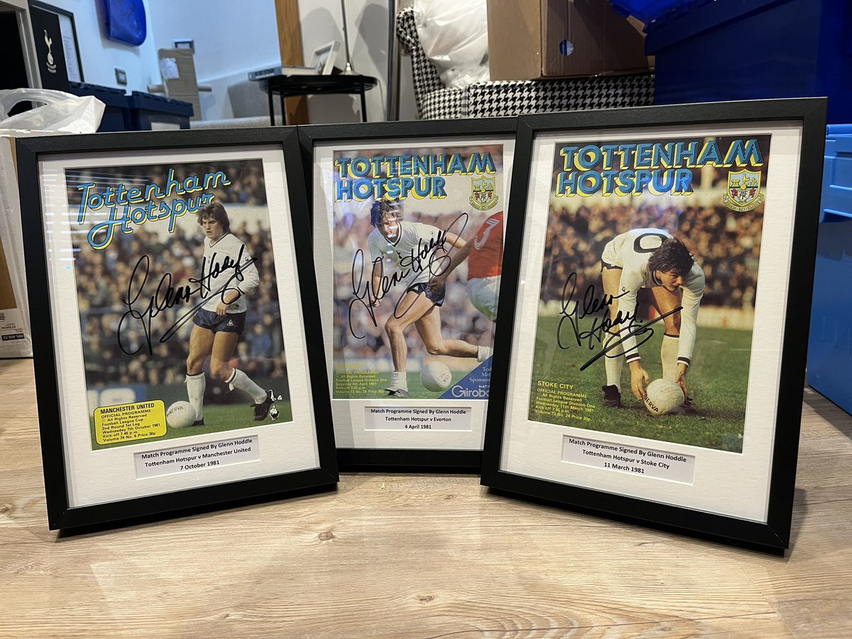 No1THFCProgs's tweet photo. Tottenham Fans - FATHERS DAY IDEA. I can supply a framed Tottenham programme for £30 plus £6 uk postage. Could be memorable match, first game after someone born, player signed programme. With 26,000 available and all proceeds donated to @Legend_on_Bench let me see if I can help https://t.co/352d8oToAC