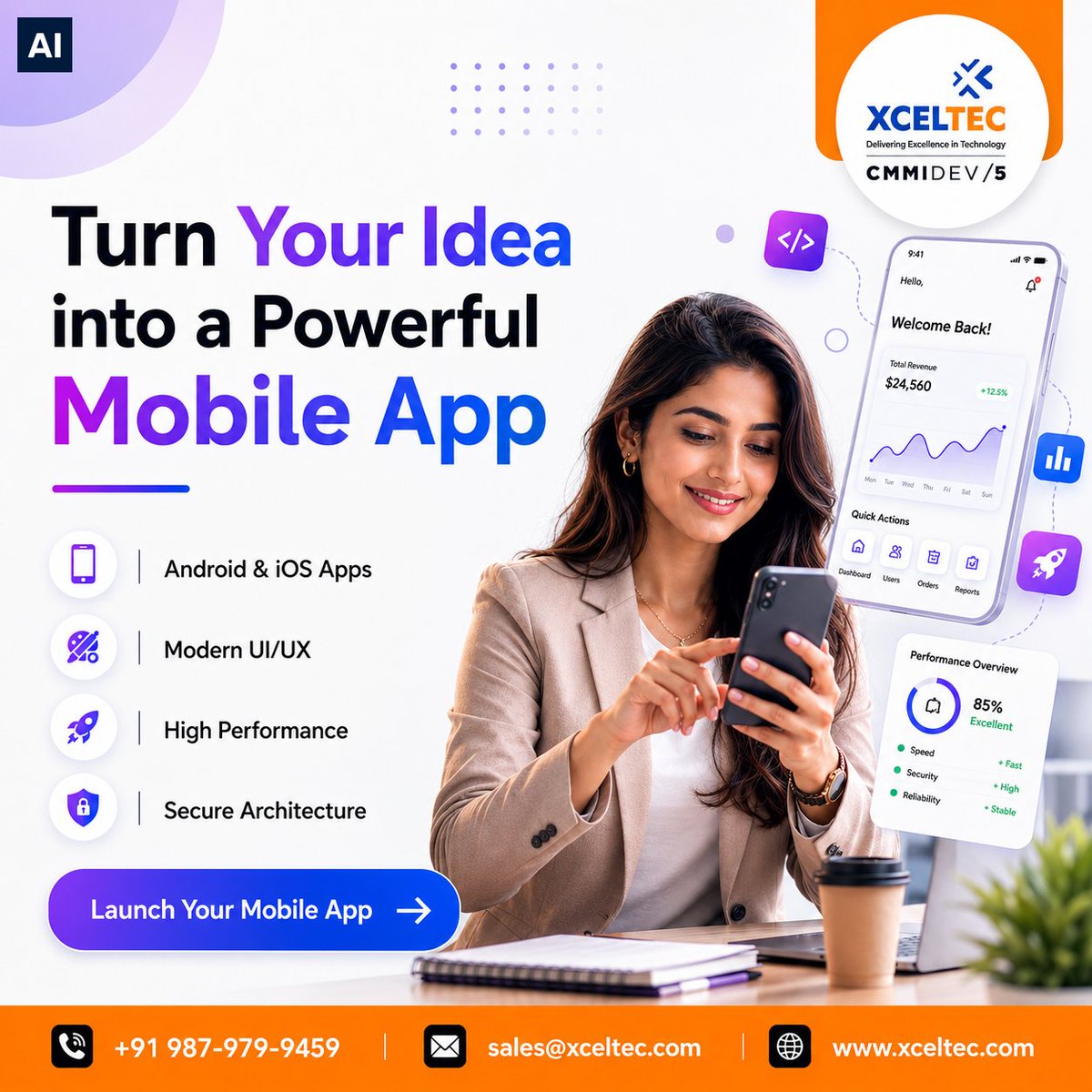 XcelTec's tweet photo. Turn your app idea into a powerful mobile solution with XcelTec.

Custom Android and iOS app development designed for performance, security, and business growth.

Contact: +91 987-979-9459
Email: sales@xceltec.com

#MobileAppDevelopment #AppDevelopment #AndroidDevelopment https://t.co/tr5fNSdcMG