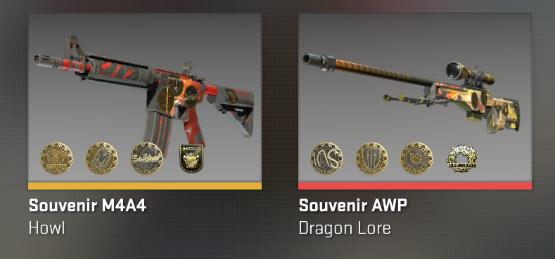 anomalyxd's tweet photo. [H] World's first Souvenir M4 Howl + Souvenir Dragon Lore combo
[W] $43,000,000 https://t.co/pSqsCZctBr