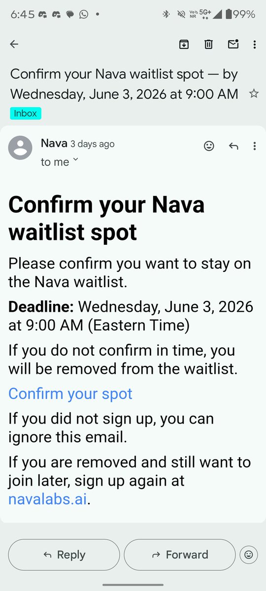 mathan_vampire's tweet photo. @navaai @polychain Why it's said link no valid..? To me https://t.co/gCnbO48dVt