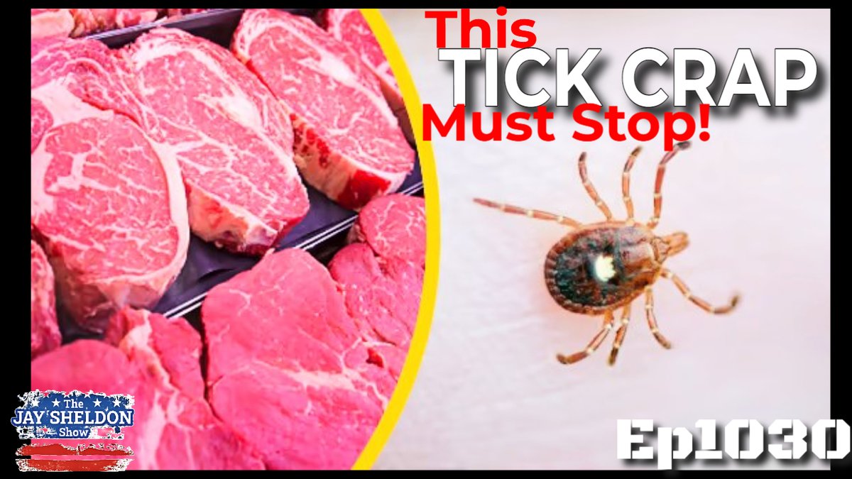 JaySheldonShow's tweet photo. Ep 1030 –Alpha-Gal Meat Allergies. This Crap HAS to Stop!
Join Us Live!
https://t.co/DoKil4VCma
https://t.co/FgGPhoG7Lq
LIVE at 9am Eastern on Rumble and YouTube https://t.co/ydtcLZS78b