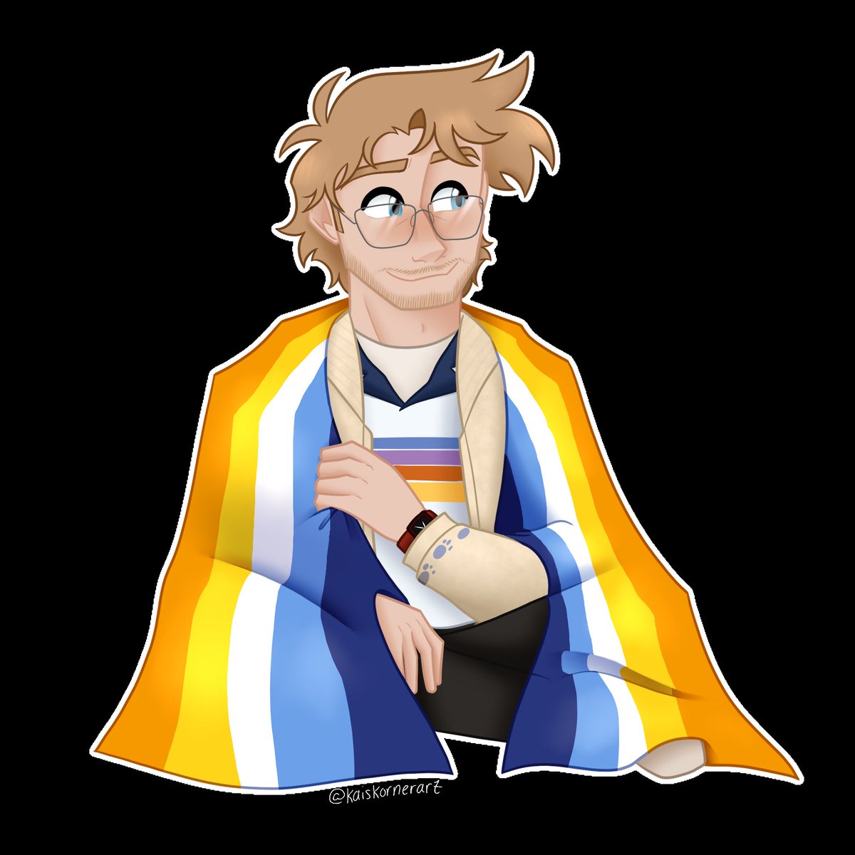 kaiskornerart's tweet photo. aerospace? more like aroace!
(happy pride friends)

#projecthailmary #rylandgrace https://t.co/inBKuoTYj1