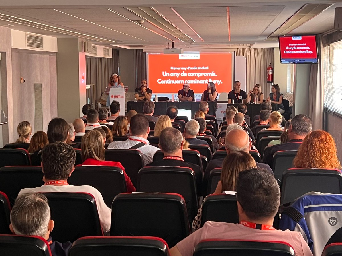 UGTTerresLleida's tweet photo. 🐝 Un any de mandat per consolidar una nova etapa!
La @UGTTerresLleida fa balanç d’un any marcat per la proximitat, la mobilització i el compromís amb les persones treballadores.

🔴 Perquè la força de la @ugtcatalunya són les persones organitzades.

🔍 https://t.co/yHCzwednNM https://t.co/TQDczNZKq6