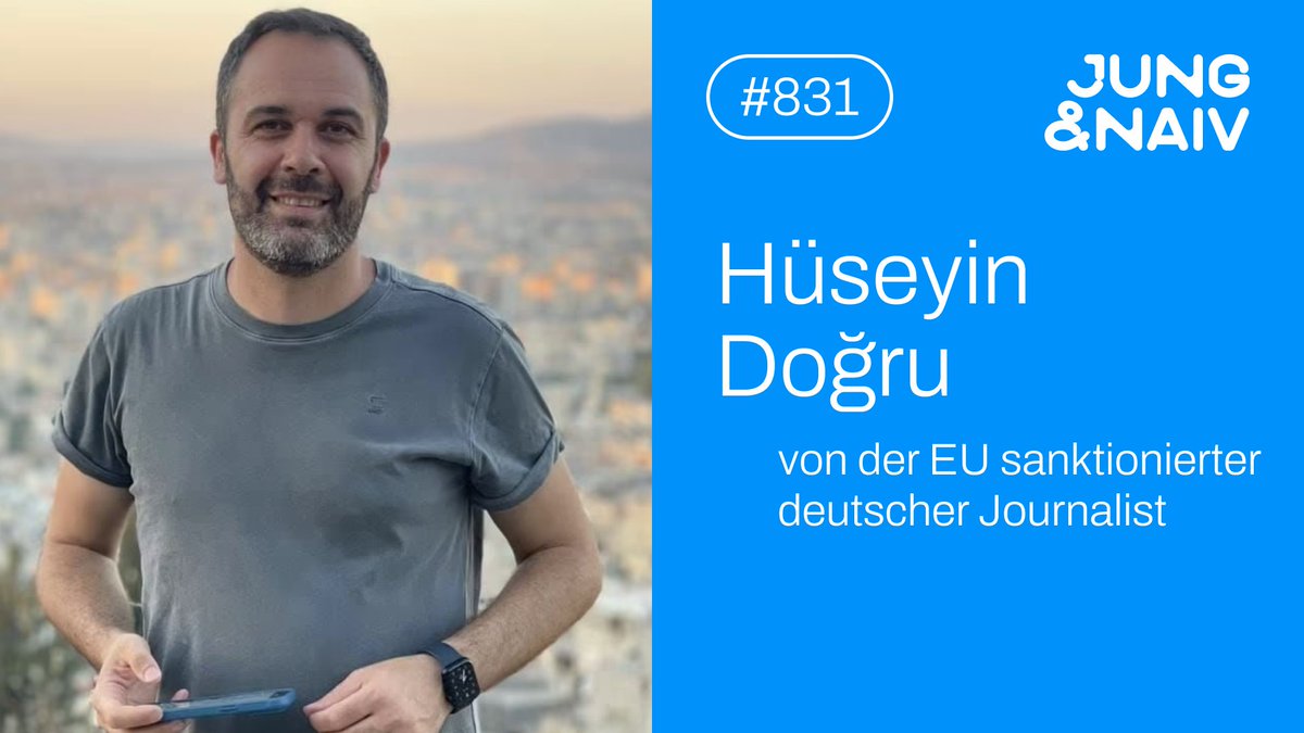TiloJung's tweet photo. Am Donnerstag ist der von der EU sanktionierte deutsche Journalist Hüseyin Doğru im Jung & Naiv Studio. Ab 15 Uhr LIVE https://t.co/rl4GnWyfFZ