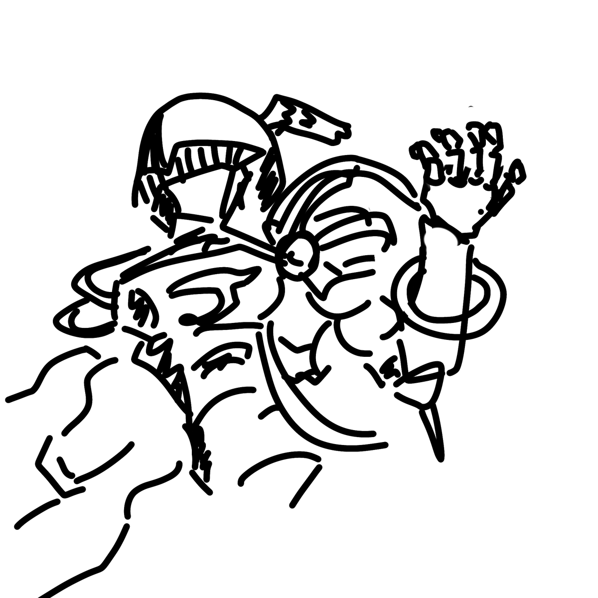 COZMICSUPERKONG's tweet photo. 友達と落書きしてるなう https://t.co/sEi16HCjLC