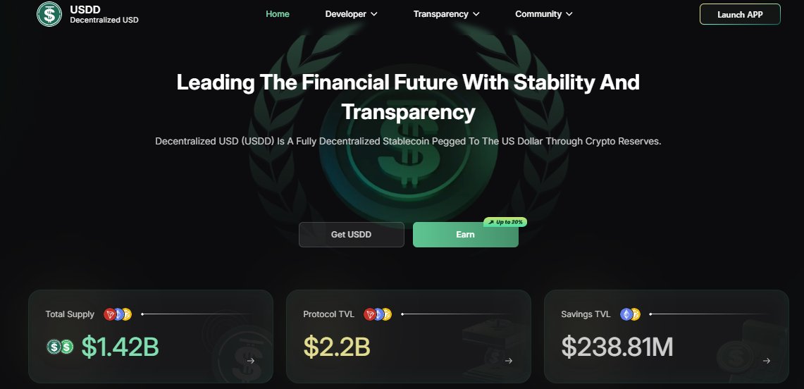 BOSs_NFT__'s tweet photo. The #USDD ecosystem is really picking up steam and holding strong.

Here’s the latest:

1. #USDD Supply Tops $1.42 Billion
USDD now has over $1.42 billion in total supply. More people want decentralized stablecoins, and USDD’s reach keeps growing—especially in DeFi and on-chain payments. There’s a lot of activity around it. USDD is carving out a bigger place for itself in the digital dollar world.

2. Protocol TVL Hits $2.2 Billion
Total value locked in the protocol climbed past $2.2 billion. That’s some serious liquidity fueling all sorts of projects. Capital moves efficiently in this system, and you can feel the trust growing among users and investors. A high TVL really does show folks are active and believe in the ecosystem.

3. Savings TVL at $238.81 Million
#USDD’s savings products now have $238.81 million locked in. People are looking for on-chain yield that actually lasts, and clearly, more of them are getting involved. This helps lock-in long-term community engagement.
 
4. Pushing DeFi Forward
USDD’s foundation is decentralized and transparent. The project is making its way across more blockchains, opening up access to digital dollars all over the world. Every step strengthens the on-chain economy.

To sum it up: $1.42B in supply, $2.2B protocol TVL, $238.81M savings TVL. Every number shows real progress. #USDD isn’t slowing down anytime soon.

@justinsuntron #TRONEcoStar
@usddio