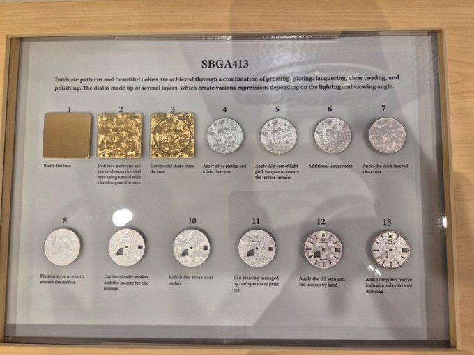 GlobalWatchClub's tweet photo. Here is the process of how a Grand Seiko dial is made: https://t.co/ttORaShw8N