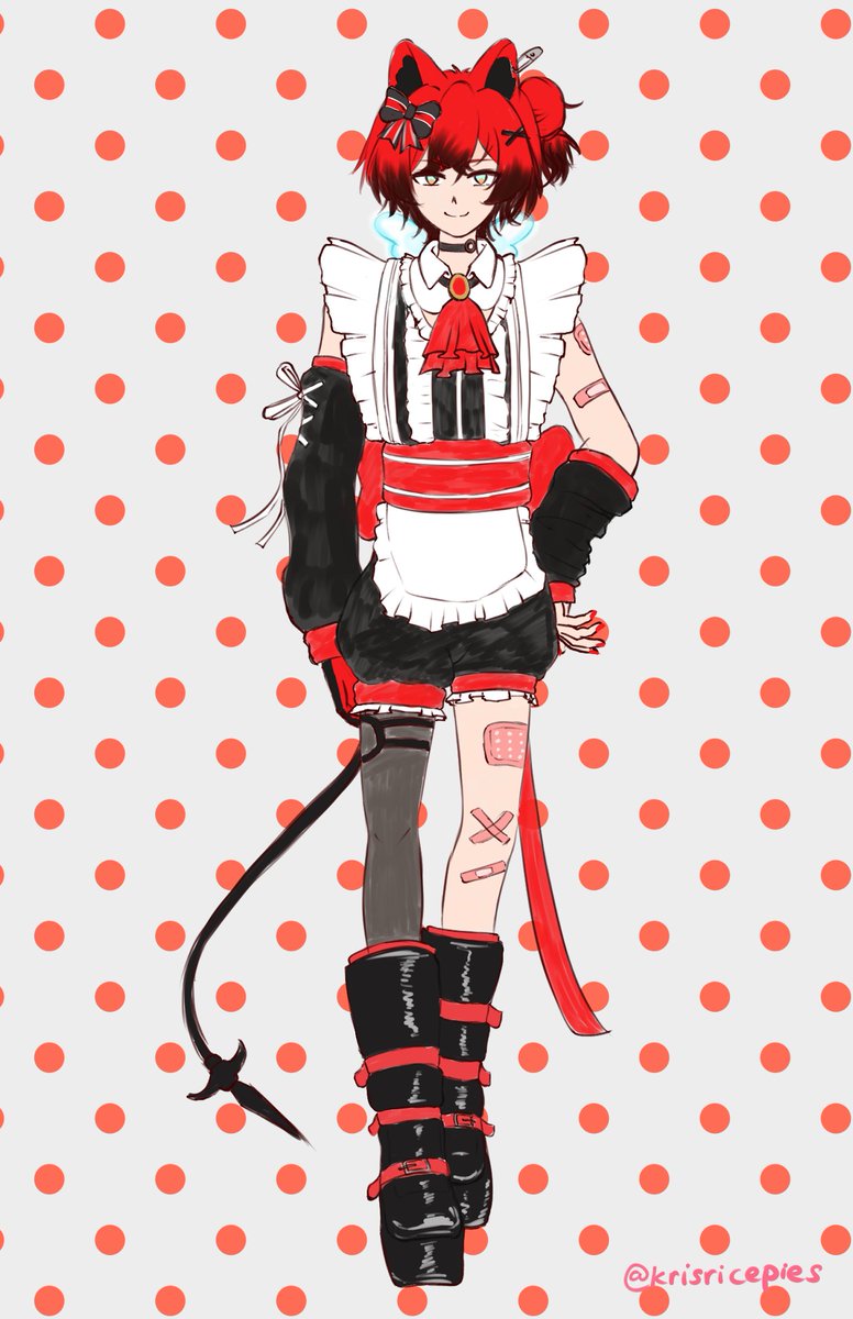 krispyrice_arts's tweet photo. something something outfit prediction sketch cuz i was having fun designing the outfit
#MachiMeido #FlayonsCrayons https://t.co/5lWrP4kREy