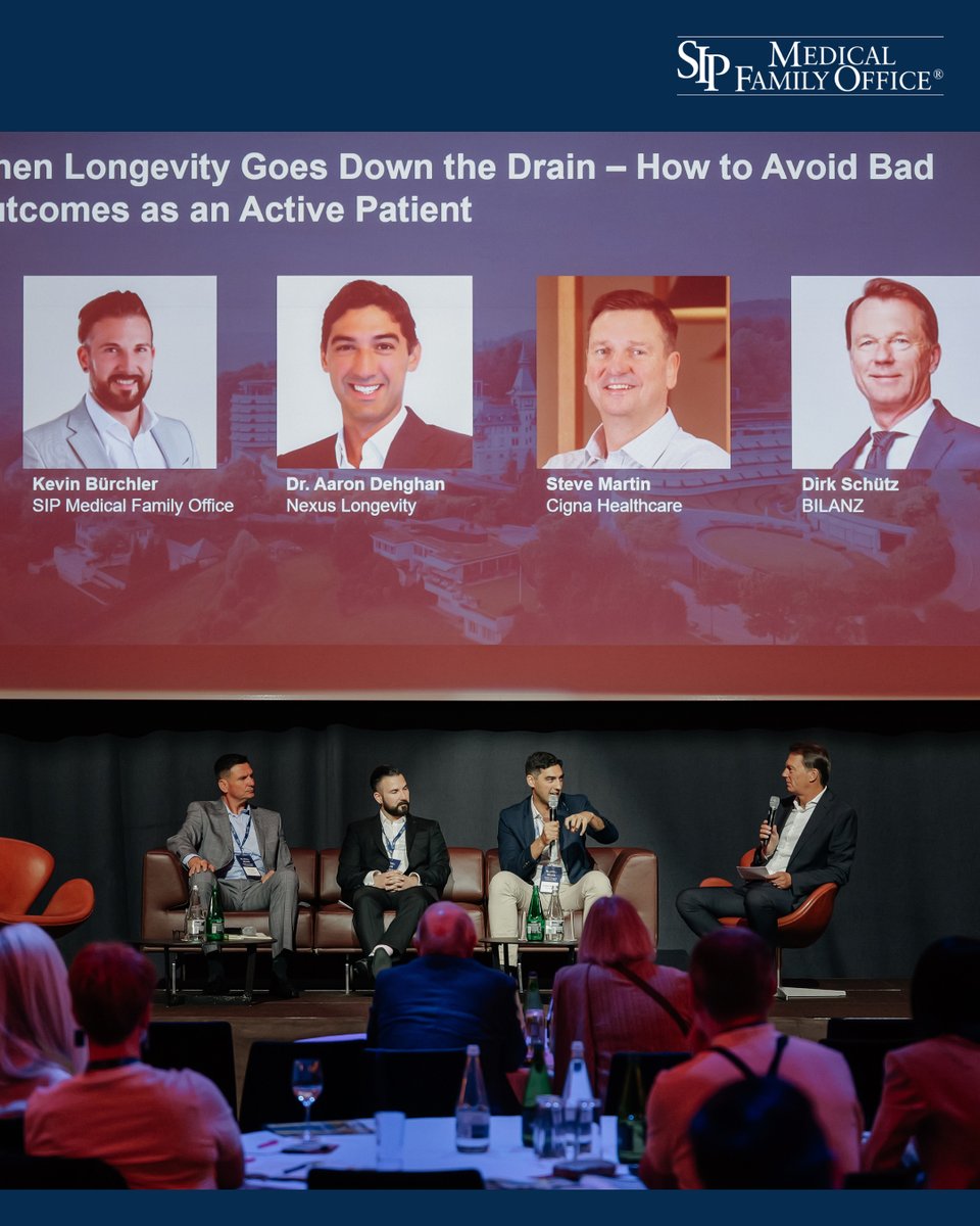 SIPMFO's tweet photo. The SIP-BILANZ Health &amp; Longevity Conference 2026 brought a rigorous, no-nonsense look at preventive medicine and longevity. We remain committed to our mission of Protecting Your Health.

#SIPMedicalFamilyOffice #HealthAndLongevity #PreventiveMedicine https://t.co/0nTv0qNWj6