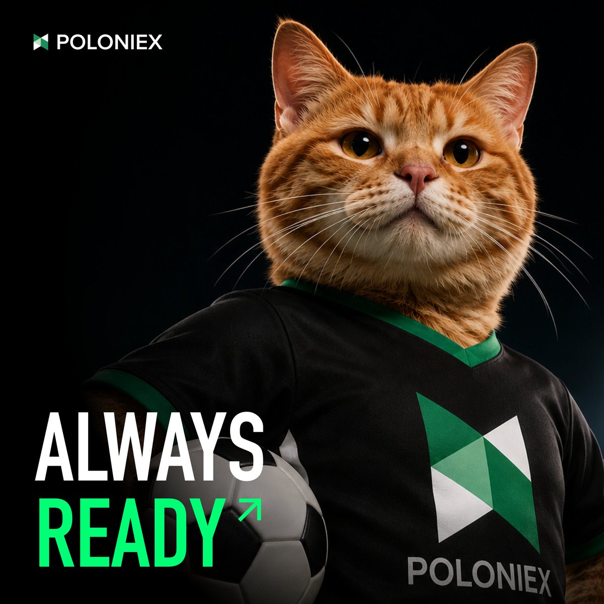 Poloniex's tweet photo. The best players stay ready before the whistle.

The best traders stay ready before the breakout. ⚽🚀 https://t.co/qdNig17Pjl