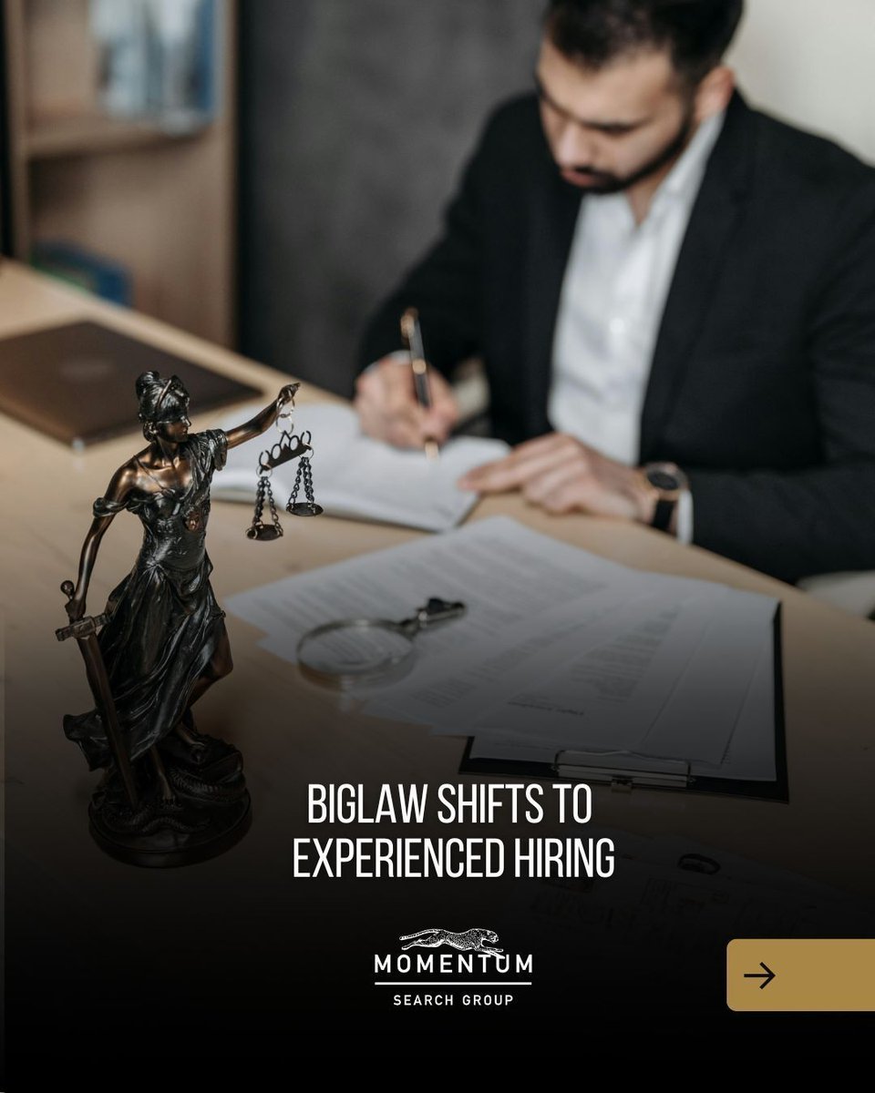 msgrecruiter's tweet photo. Law firms are leaning less on law school pipelines and more on experienced hires.

Lateral associates, former clerks, and government attorneys now make up the majority of associate hiring, marking a clear shift in how BigLaw builds its talent bench. https://t.co/vUp2lcfXDs