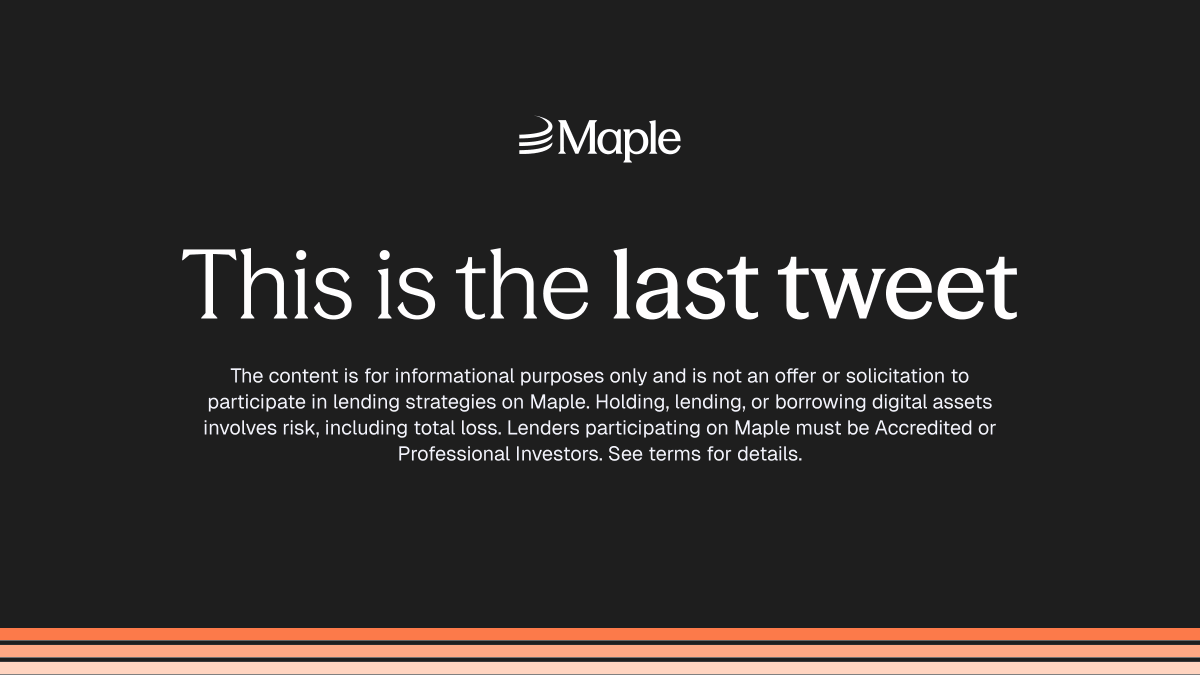 maplefinance's tweet photo. https://t.co/TNiXveQflc