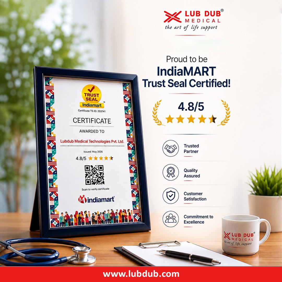 Lub_Dub_Biomed's tweet photo. We are delighted to announce that Lub Dub Medical Technologies Pvt. Ltd. has been awarded the IndiaMART Trust Seal Certificate with an impressive 4.8/5 customer rating.

#LubDubMedicalTechnologies #IndiaMART #TrustSeal #CustomerTrust #HealthcareTechnology #BiomedicalEngineering https://t.co/IIidXoTLyX
