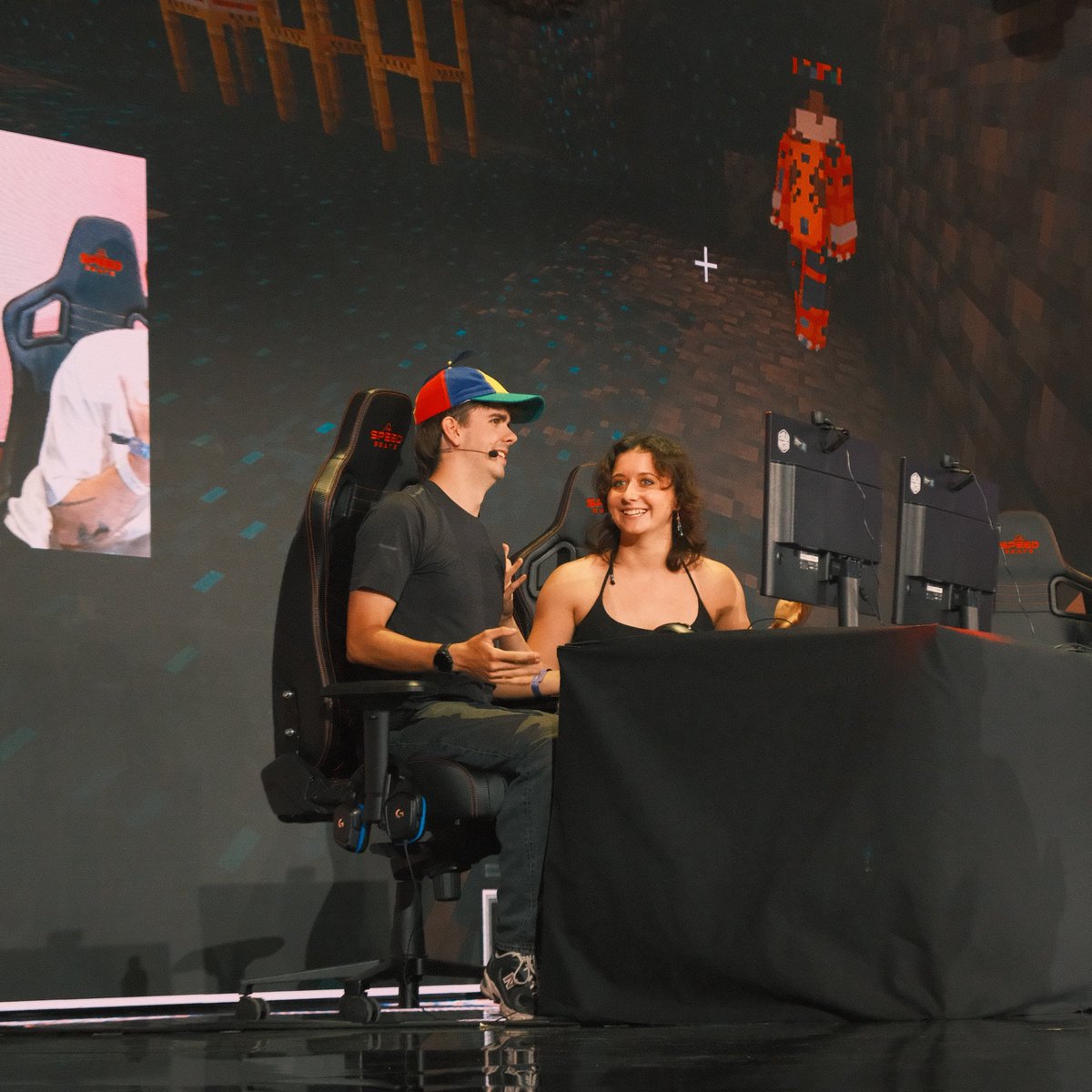 spideyarmy_'s tweet photo. The Minecraft Gauntlet! 

My first official TwitchCon event! Thank you to everyone who came to watch in person and online. And thank you @Wraithzeon &amp; the team for putting everything together. Absolutely surreal experience :)) https://t.co/lOwMwjnwMQ