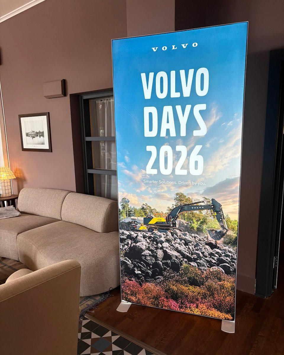 ConSimGame's tweet photo. Last week we got the exciting opportunity to visit the Volvo Days 2026 in Sweden and to take a closer look and test drive a number of amazing Volvo CE machines and trucks. Thanks to Volvo Construction Equipment for making this possible! 👷 🚧 https://t.co/zNQWaHp9Sn