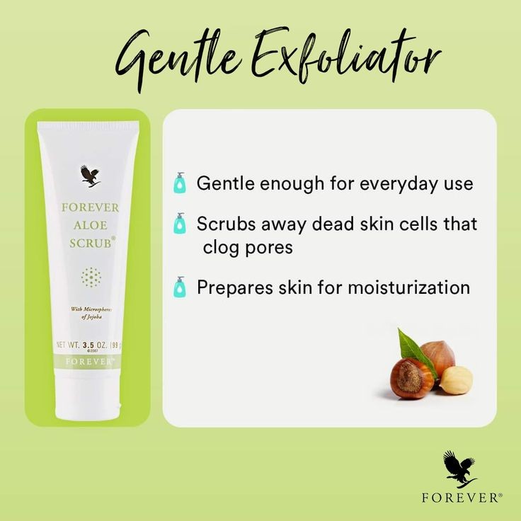 Forever Aloe Scrub is a gentle way to exfoliate and refresh your skin. It  helps wash away dullness, so you can start each day feeling smooth, clean,  and confident. Want to shop?