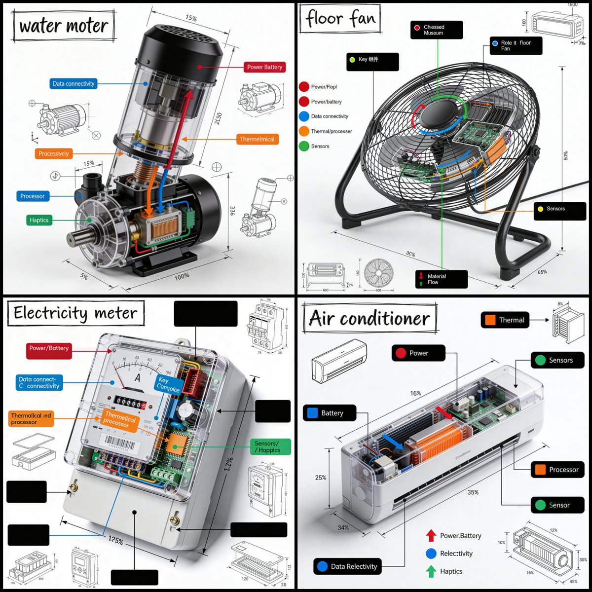 Technical Product Teardown Infographic