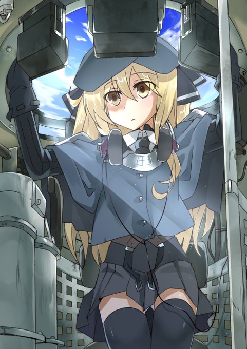 これも云年前に描いたリゼットちゃん in 戦闘室
別作品の子だったので服の色はちがう 