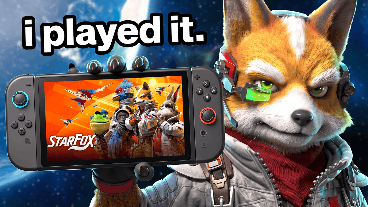 PhillyBeatzU's tweet photo. I Played Star Fox Early on Nintendo Switch 2! 

Its my first time ever playing a Star Fox game! 

Preview Link: https://t.co/goZlATJogT

Huge Shoutout to @NintendoAmerica for inviting me! 

#Starfox #NintendoSwitch2 https://t.co/AMc6TNZFN1