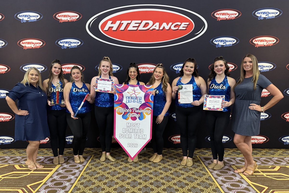JoshuaISD's tweet photo. This past week, the Sweethearts dance and social officers participated in the HTE Officer Training Camp, earning serious accolades! Each group earned the Most Admired Award, voted on by their camp peers, and the Sign Language Award and the Day 1 Spirit Stick. https://t.co/a8wvPr8YUK
